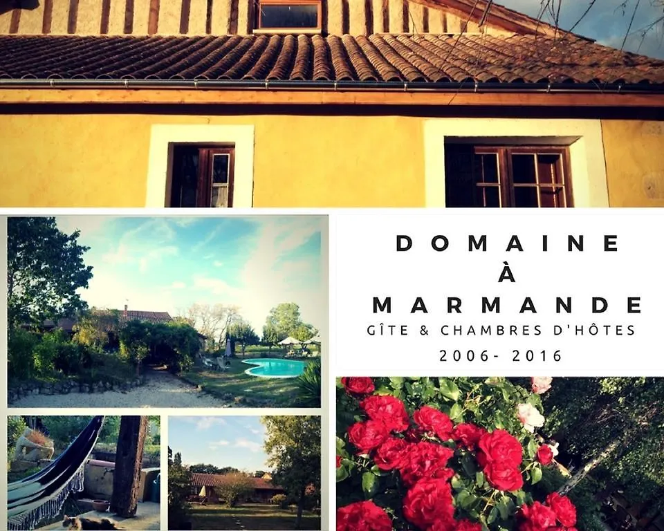 فندق مبيت وإفطار مبيت وإفطار Berdoues Domaine A Marmande